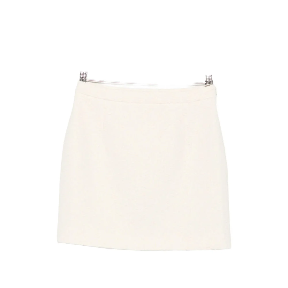 Alessandra Rich Neutrals Skirts - Straight Skirts Women - 1