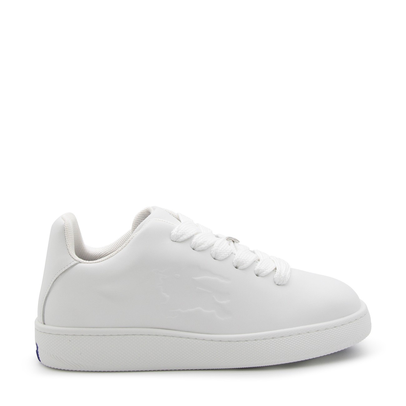 white leather sneakers - 1