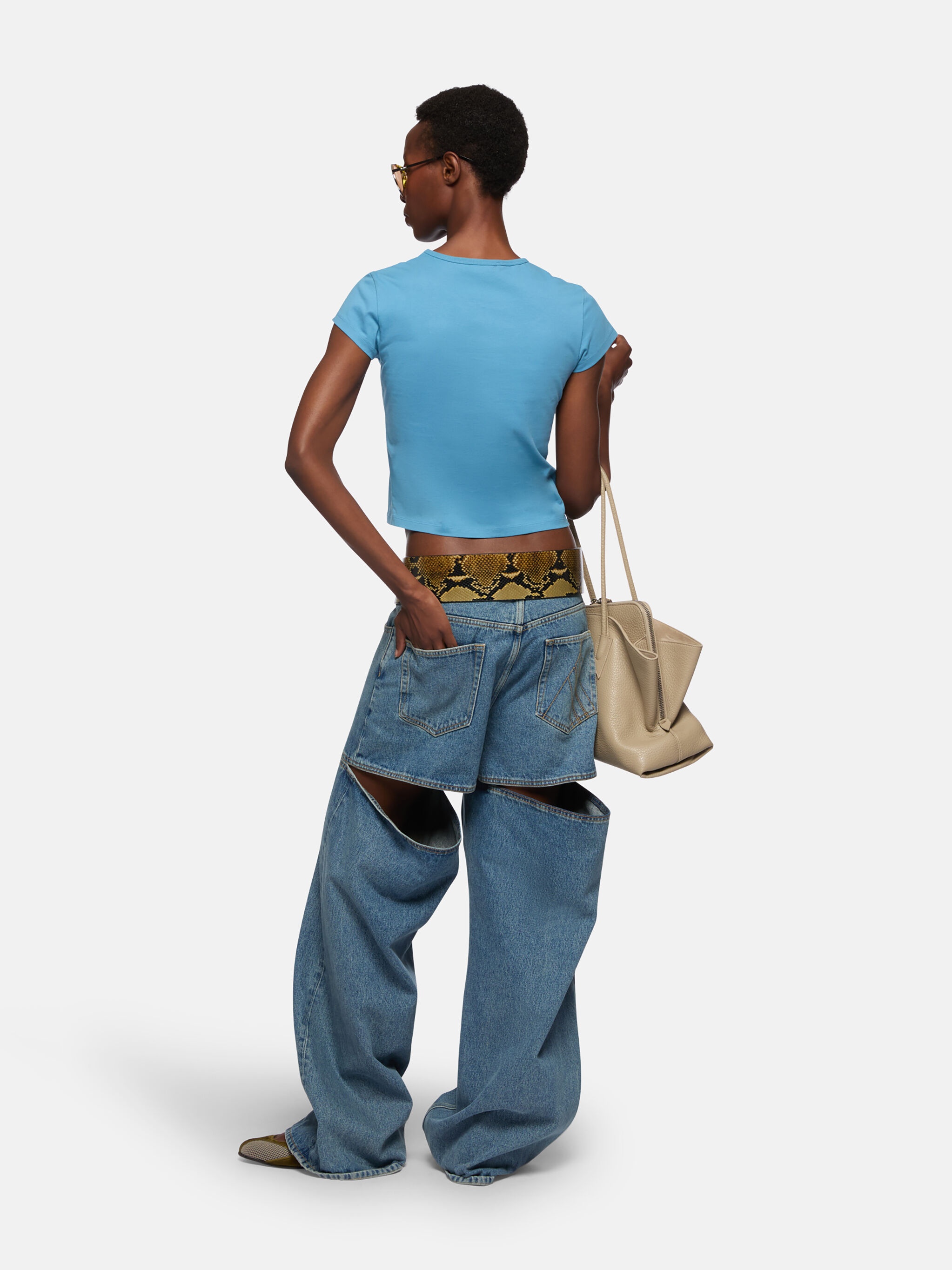 SKY BLUE LONG PANT - 3