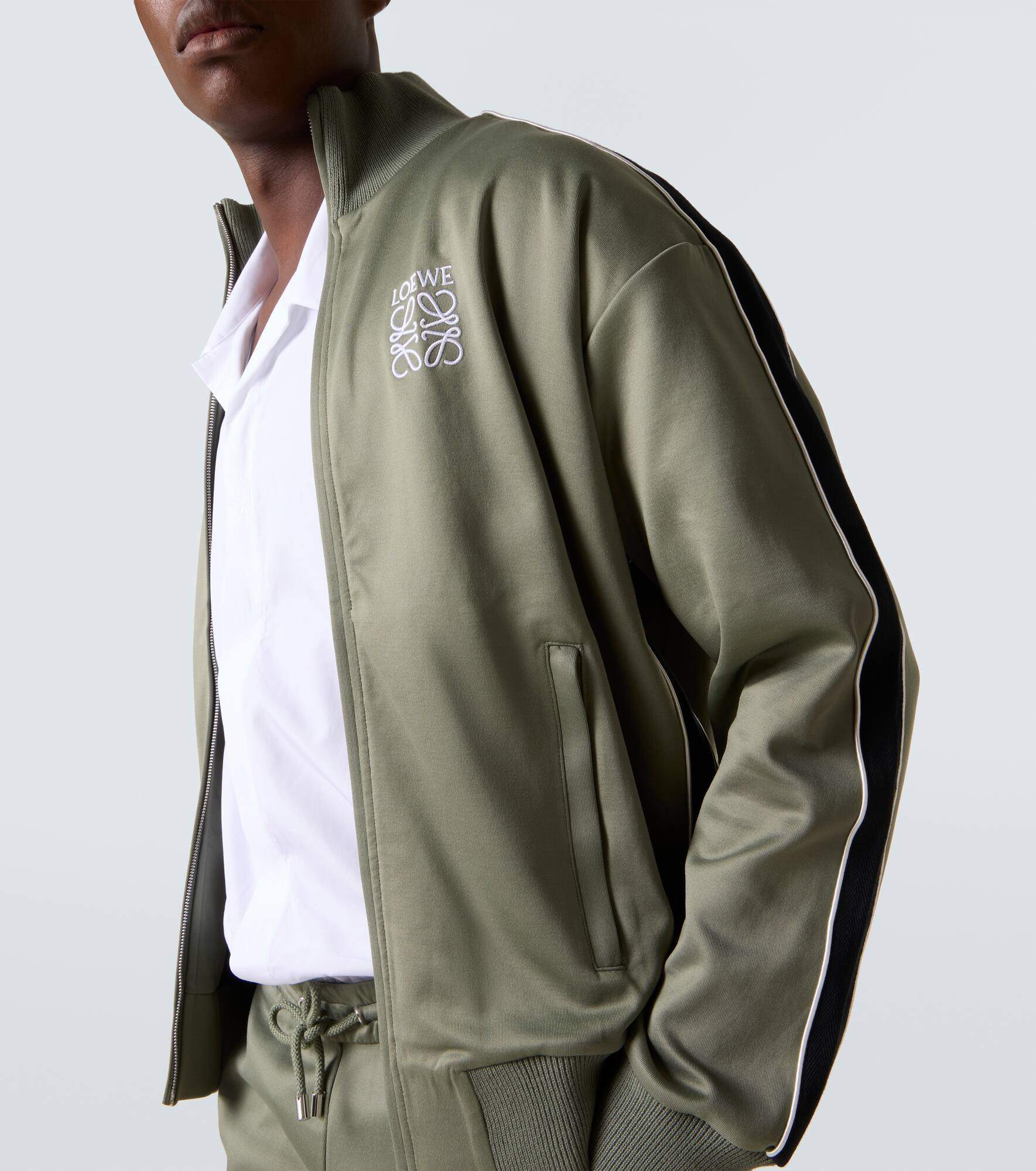 Anagram jersey track jacket - 5