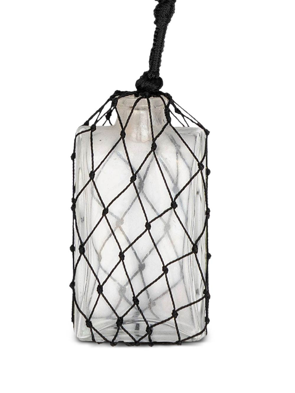 glass-enclosed net necklace - 2