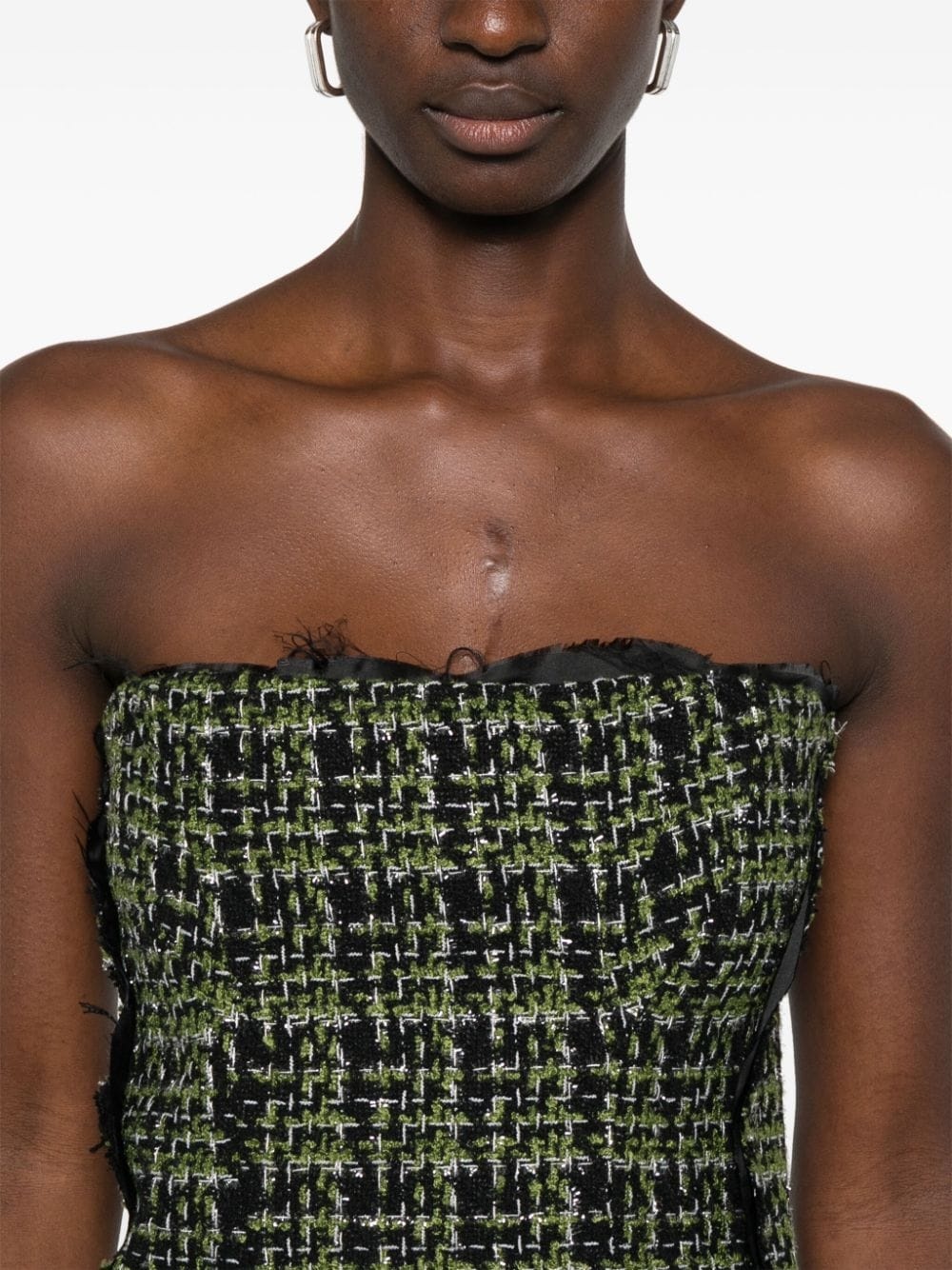 Deconstructed Tweed corset - 5