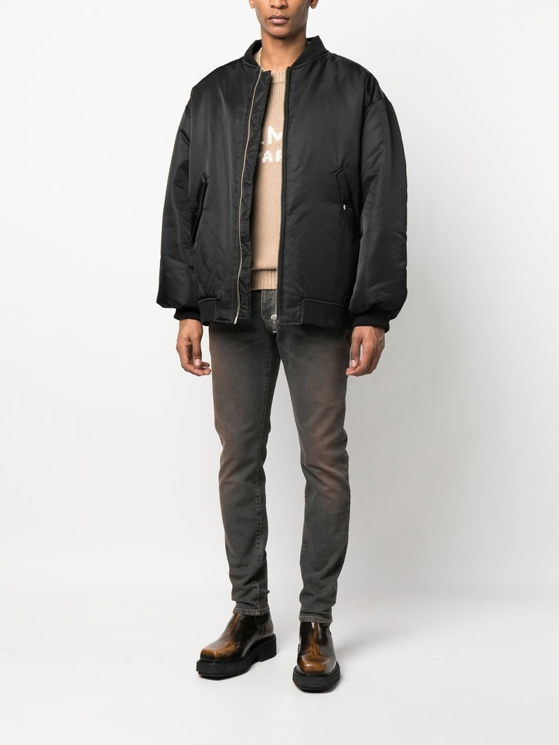 Balmain distressed slim-fit jeans outlook