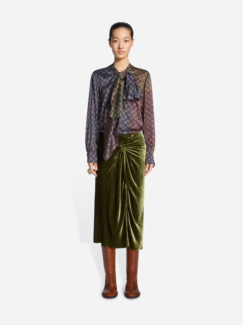 Dries Van Noten MIDI DRAPED SKIRT outlook