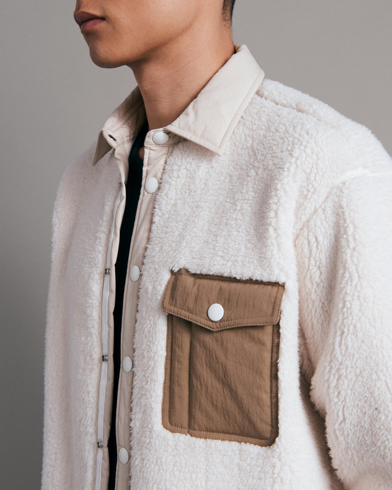 Waffle Backed Fleece Shirt Jacket
Relaxed Fit Jacket 6