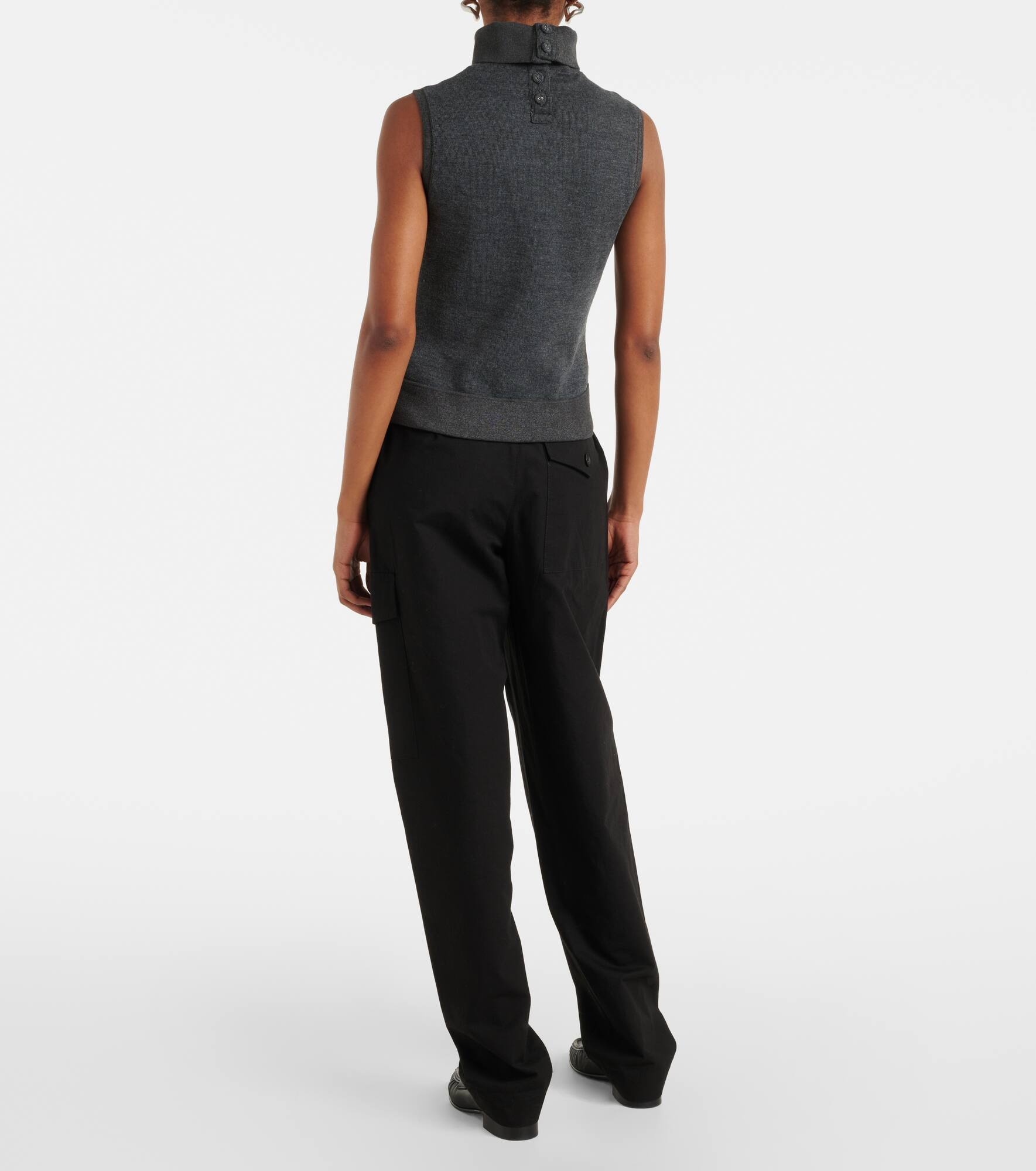 White Label Sandrine cotton-blend top - 3