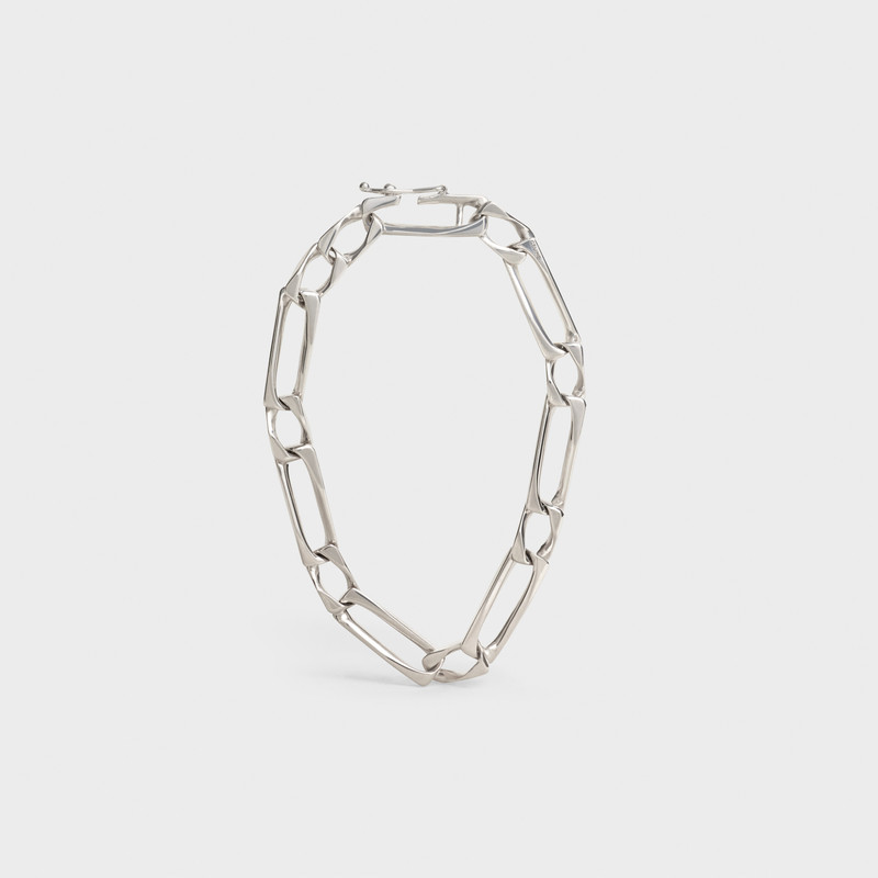 CELINE HERITAGE SQUARE CHAIN BRACELET  IN  STERLING SILVER 1