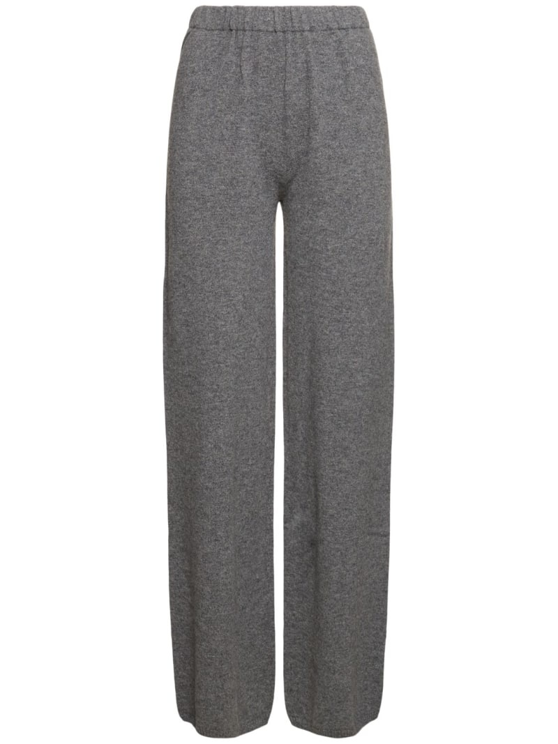 Gaia knitted cashmere pants - 1