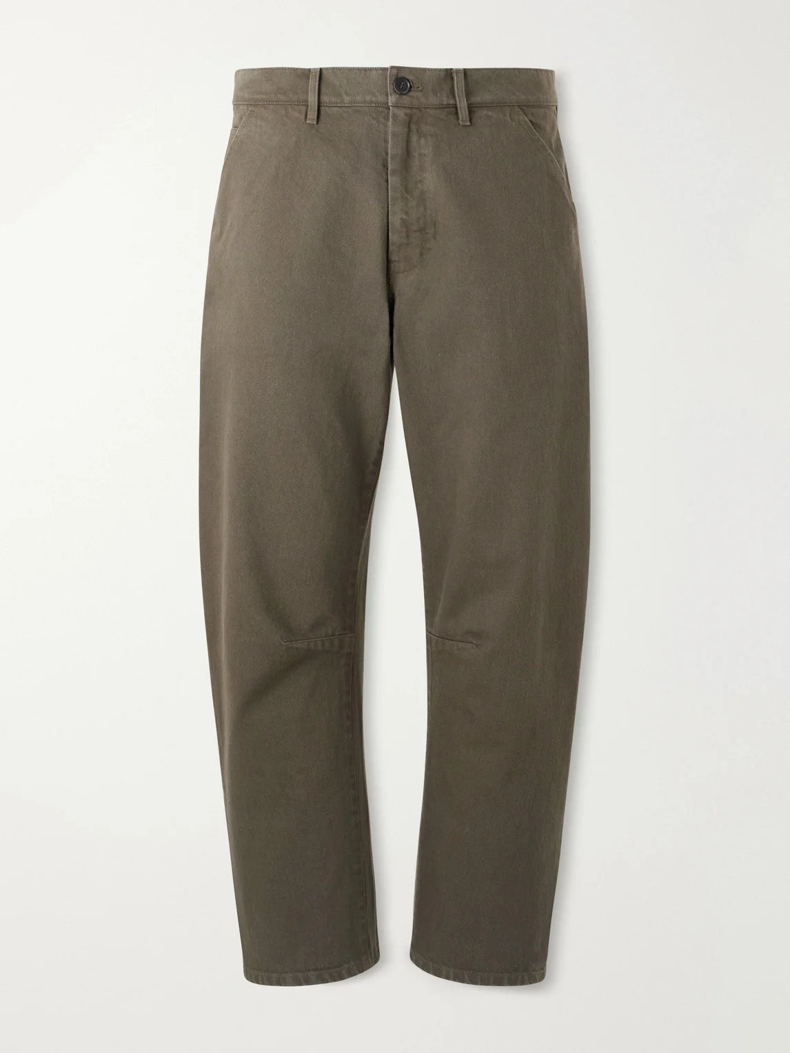 Emir Straight-Leg Cotton-Blend Twill Trousers - 1