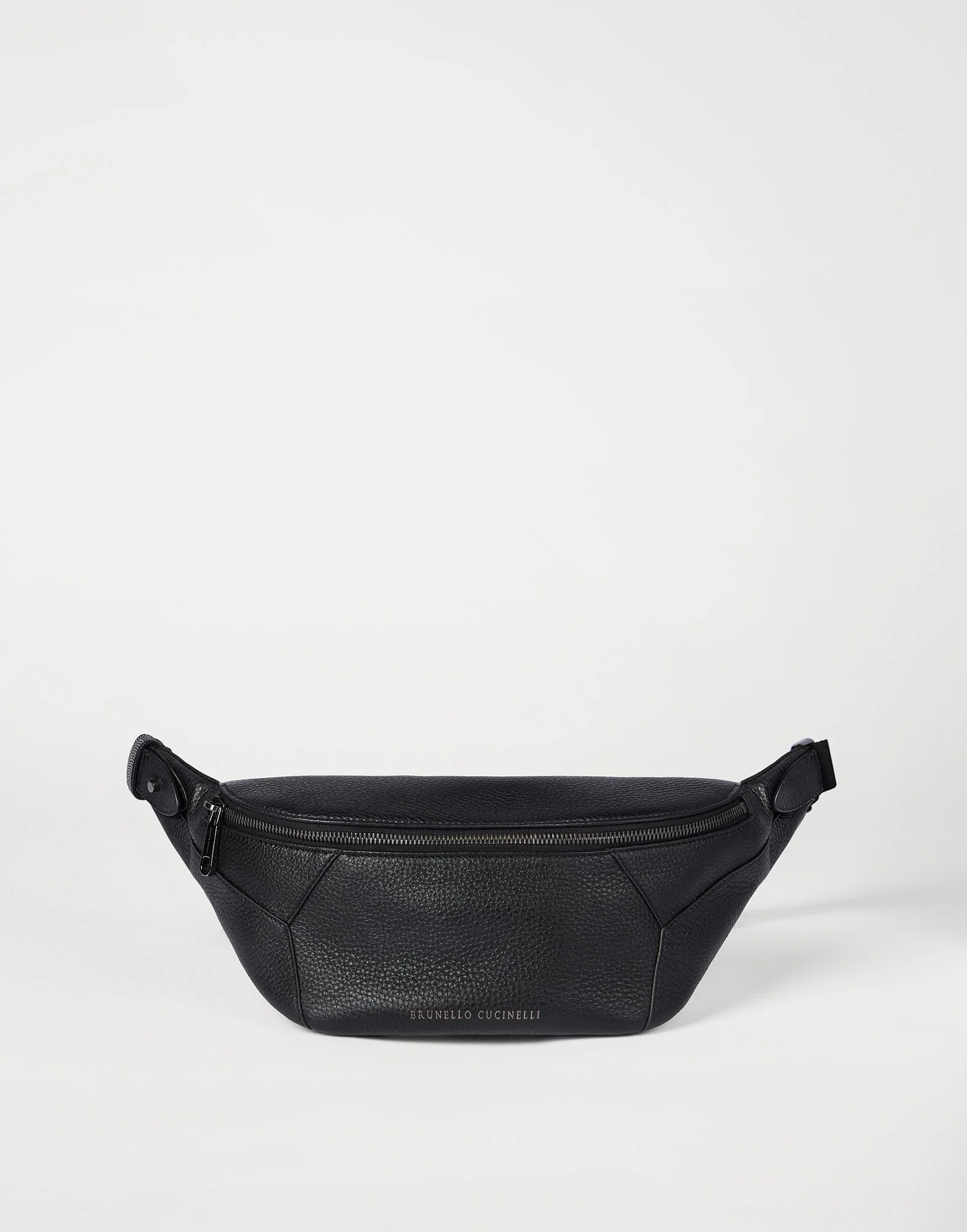 BC Duo belt bag in grained soft leather with monili - 1