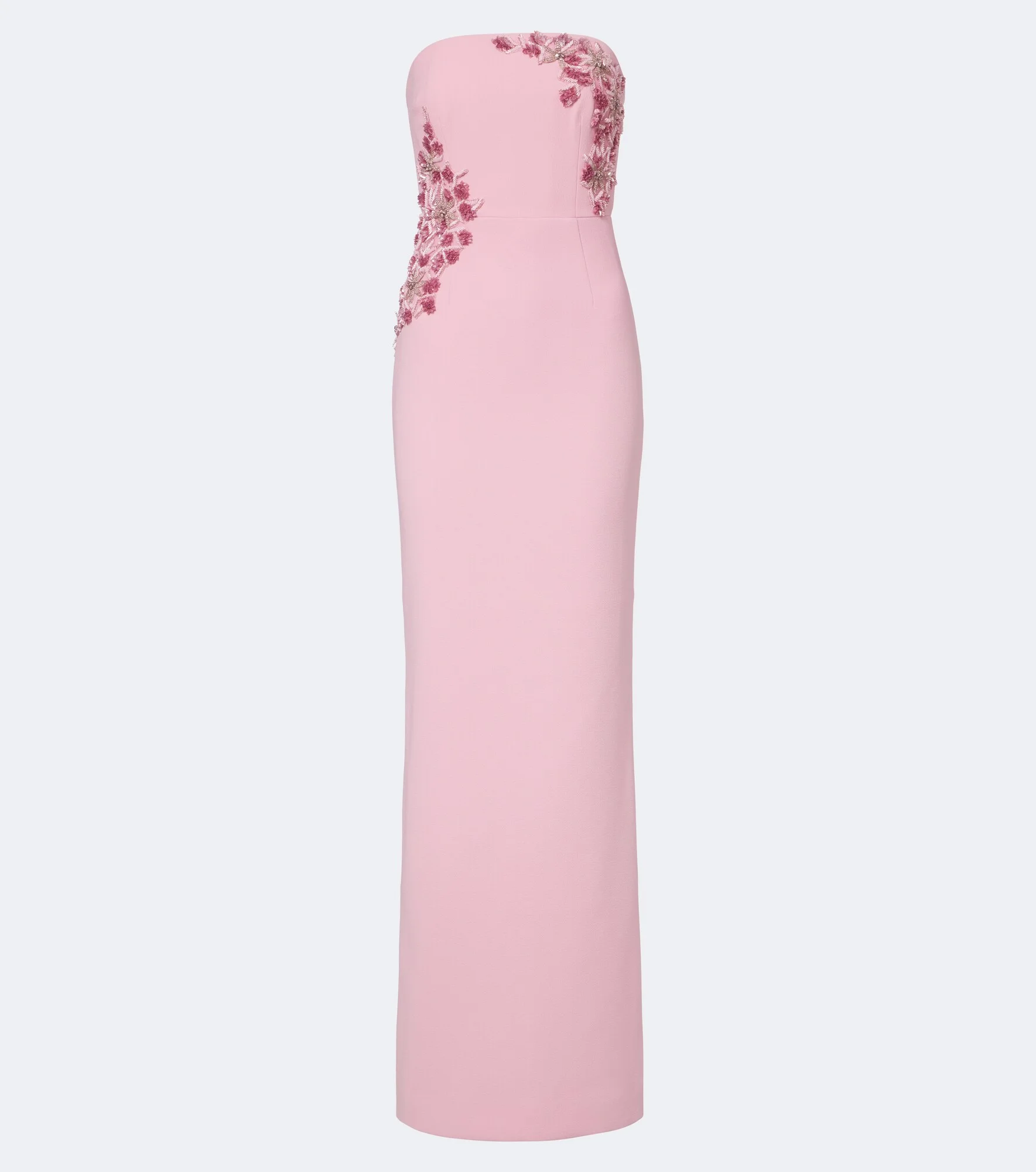 Fresa embellished strapless crêpe gown - 1