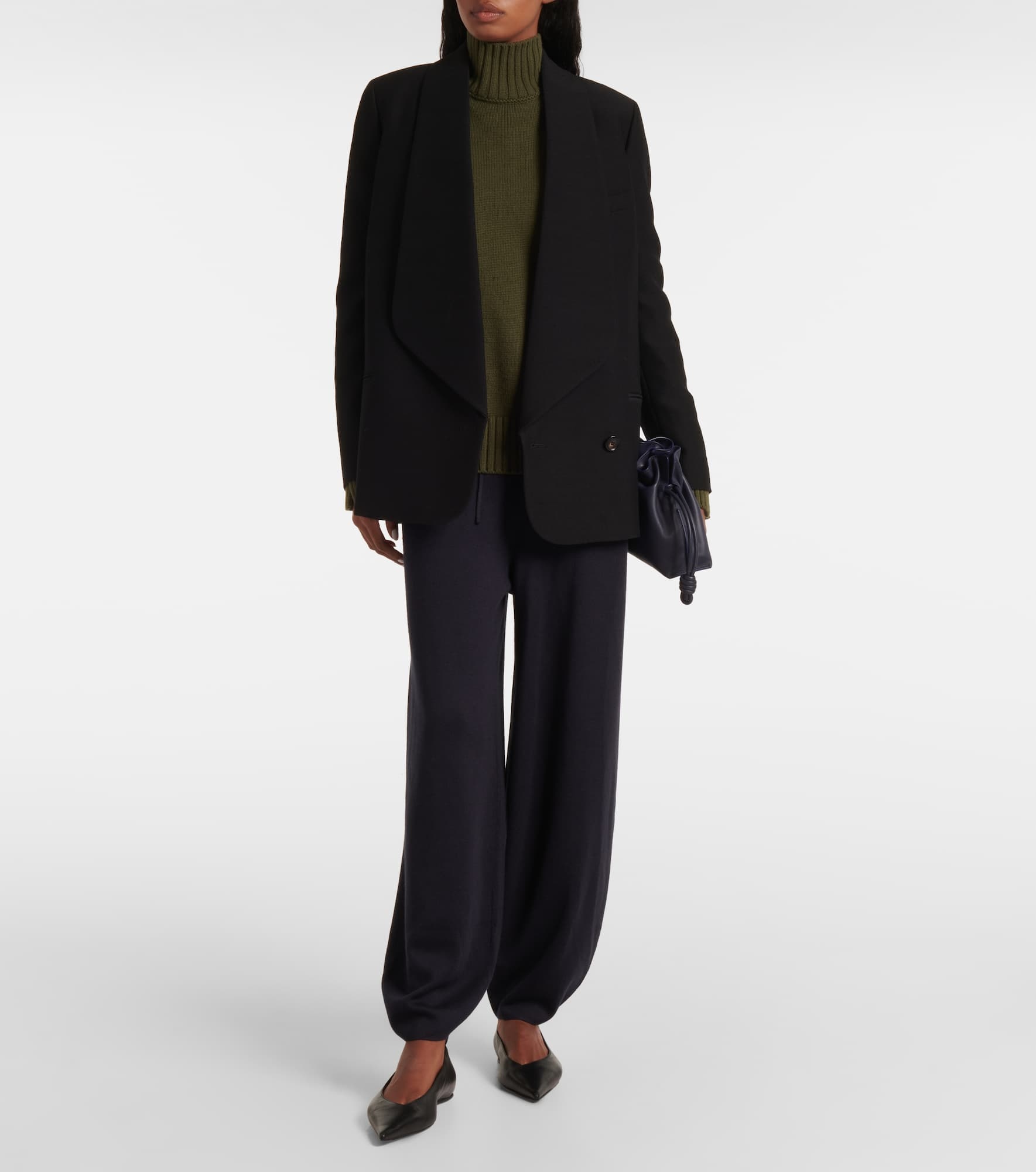 Balfour cashmere, wool and silk sweatpants - 2