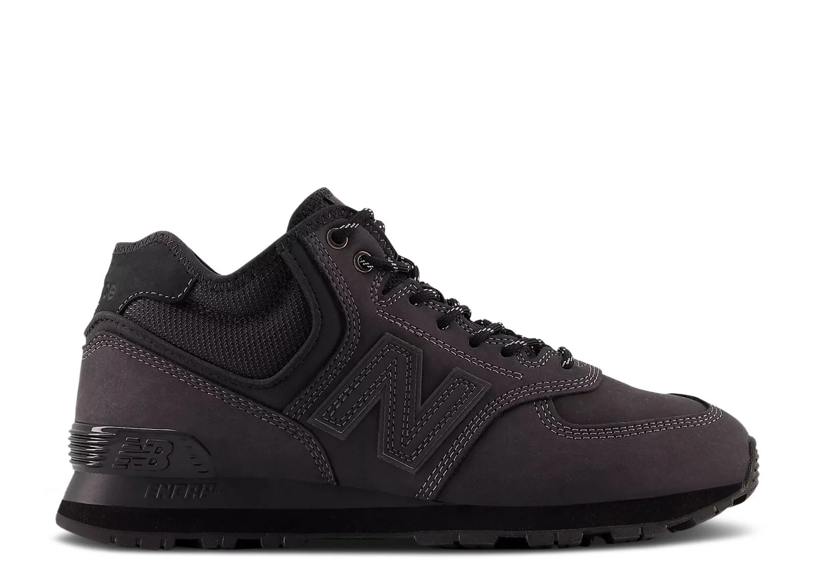 NEW BALANCE 574 HIGH 'TRIPLE BLACK' - 1