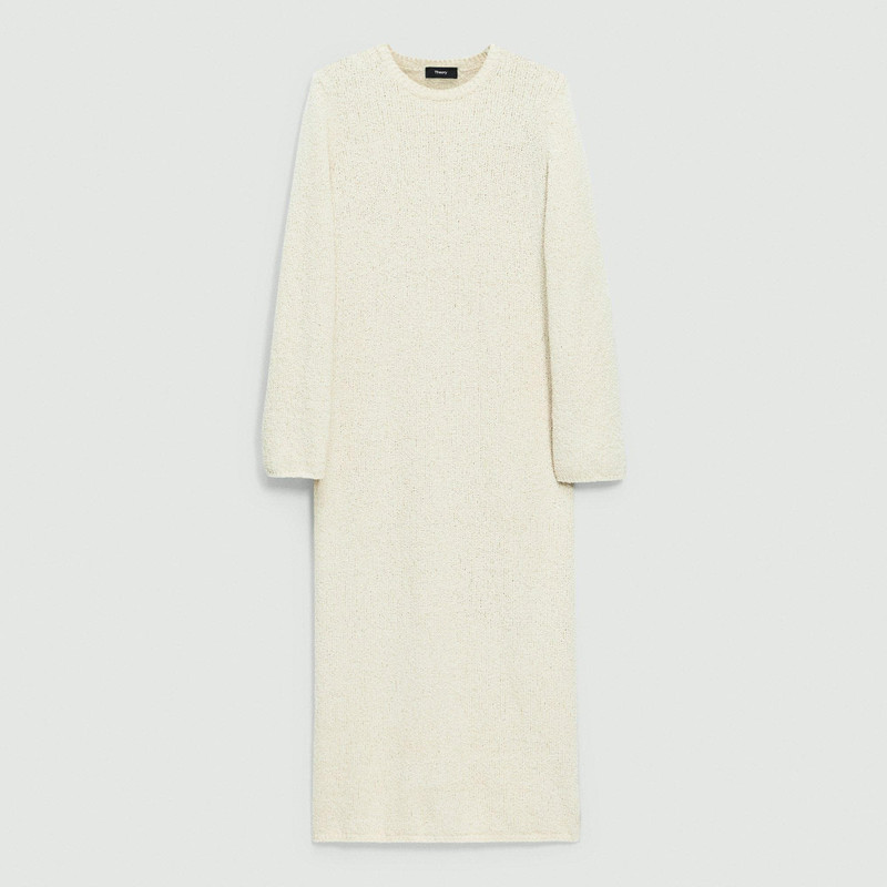 Bouclé Midi Dress in Cotton-Blend 1
