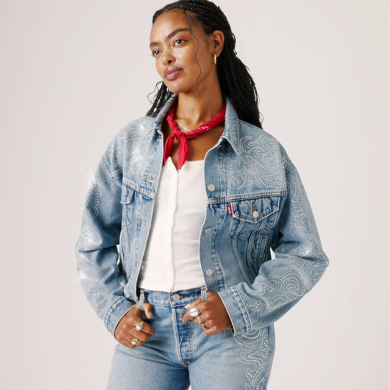 BEYONCÉ X LEVI’S® SHRUNKEN '90S TRUCKER JACKET - 4