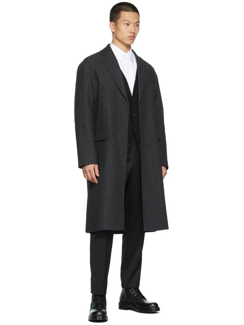 Valentino Black 'VL7N' City Combat Boots outlook