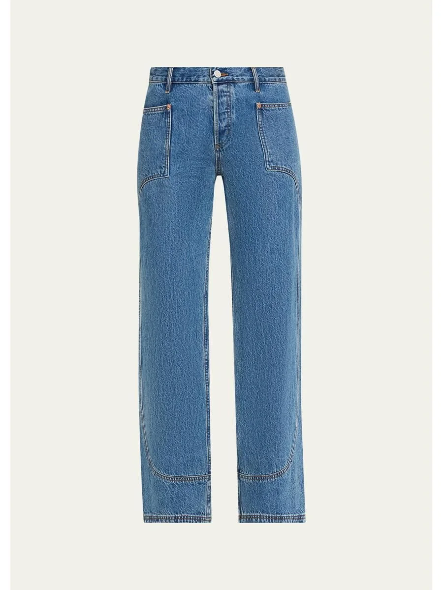 Supply Straight-Leg Utility Jeans - 1