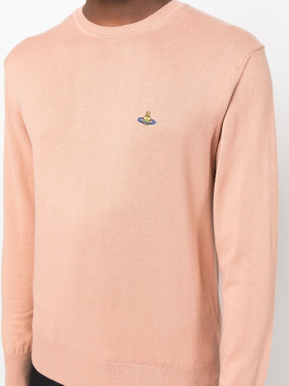 Orb logo-embroidered sweater - 5