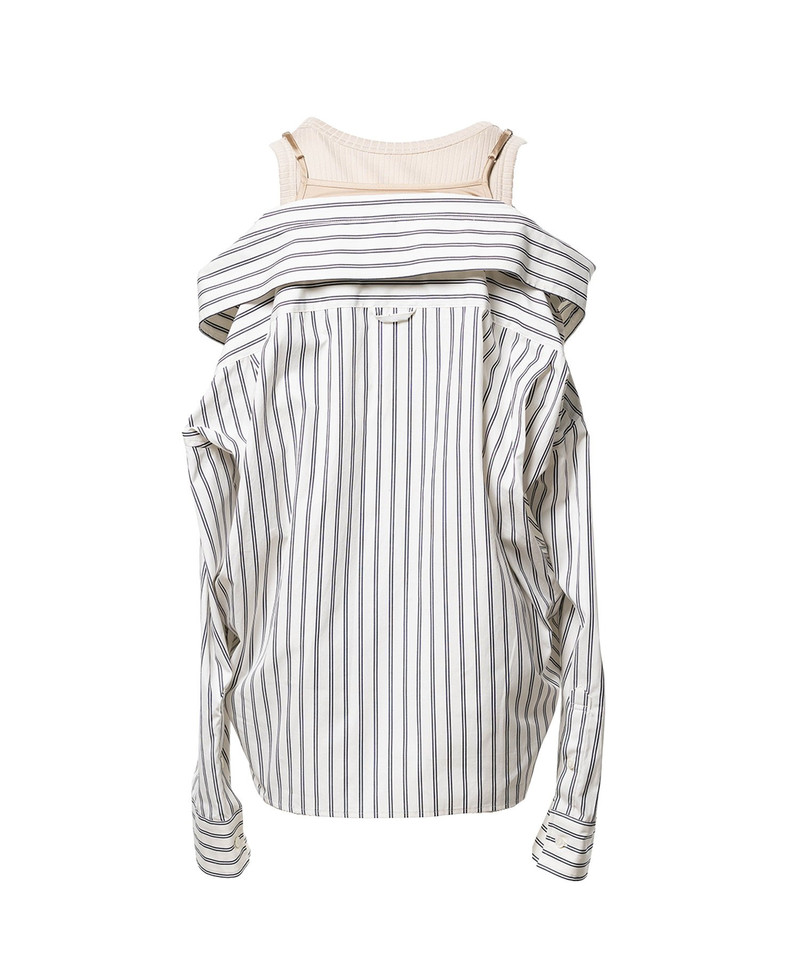 Triple Layered Stripe Shirt 13