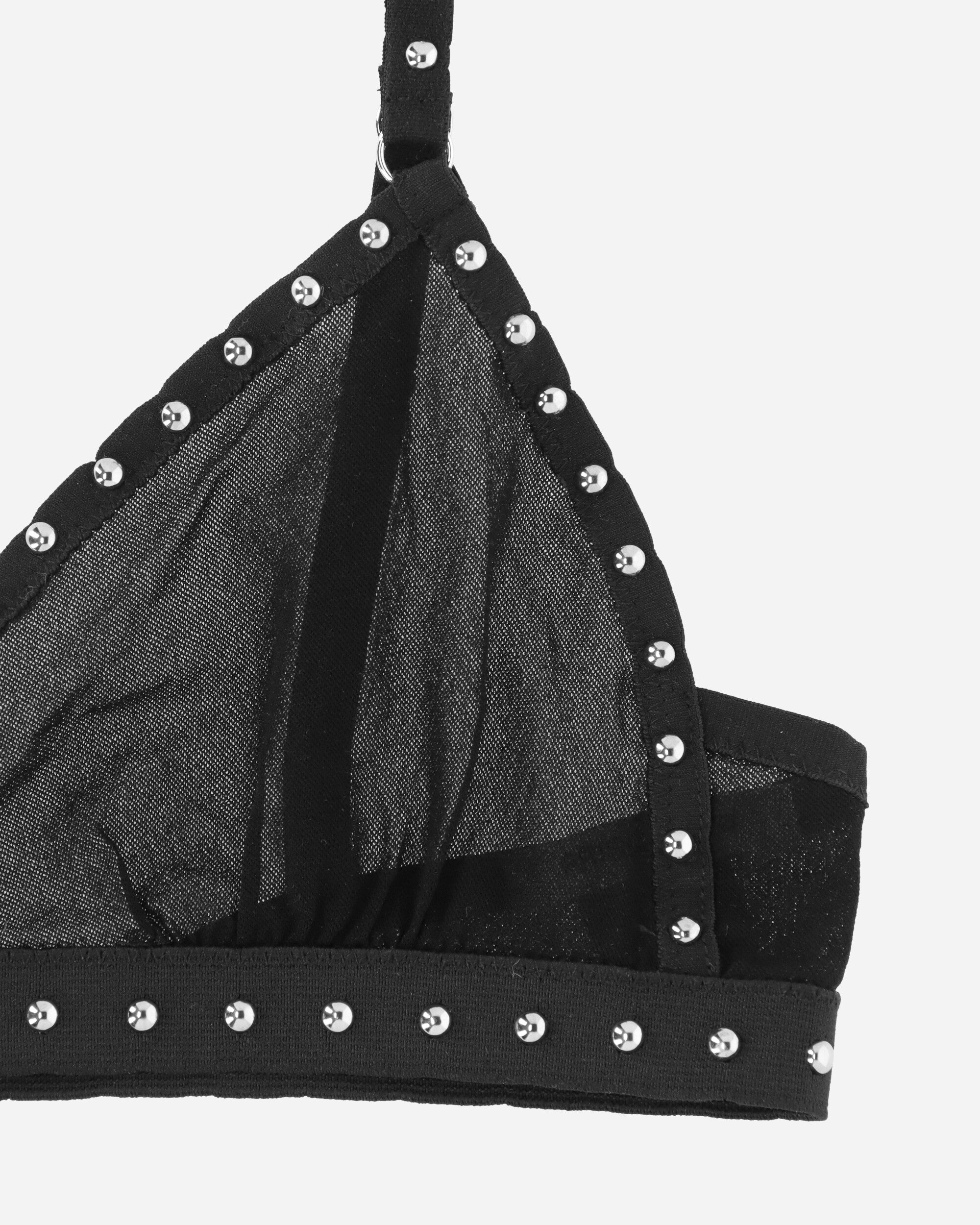 Studded Bra Black - 3