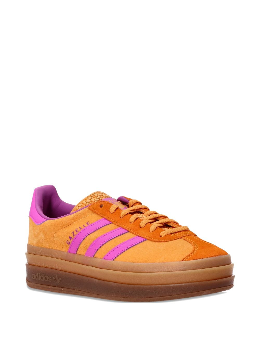 three-stripe platform sneakers - 2