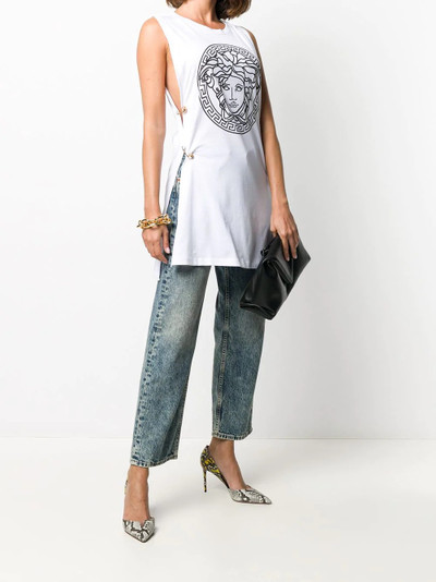 VERSACE Medusa Head cotton tank top outlook