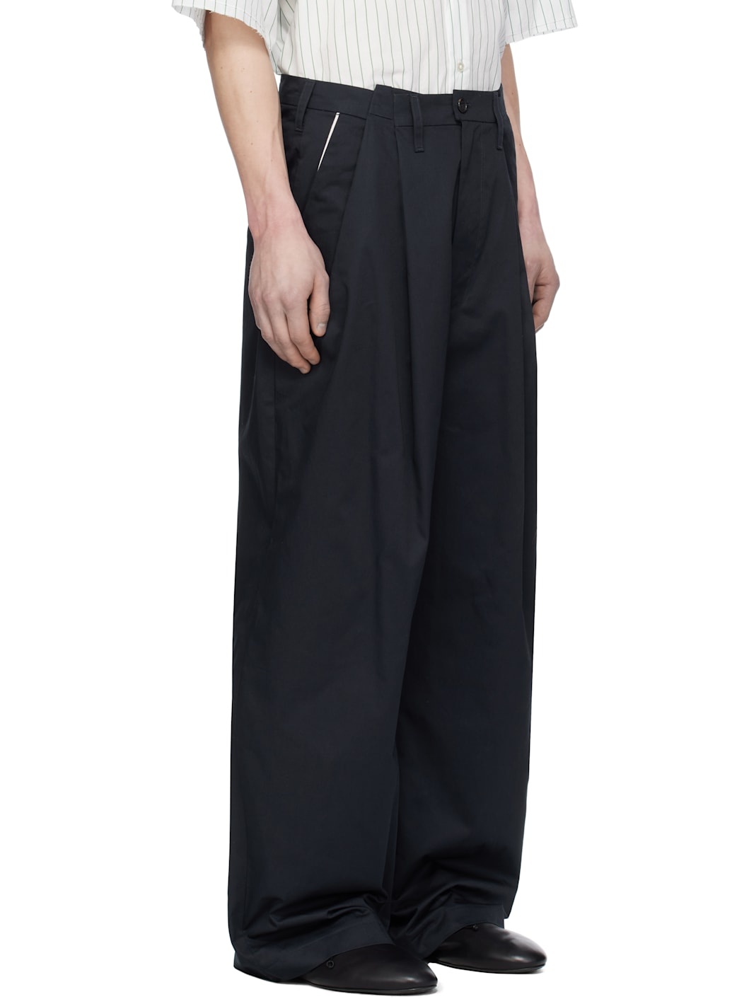 Navy Suit Trousers - 2