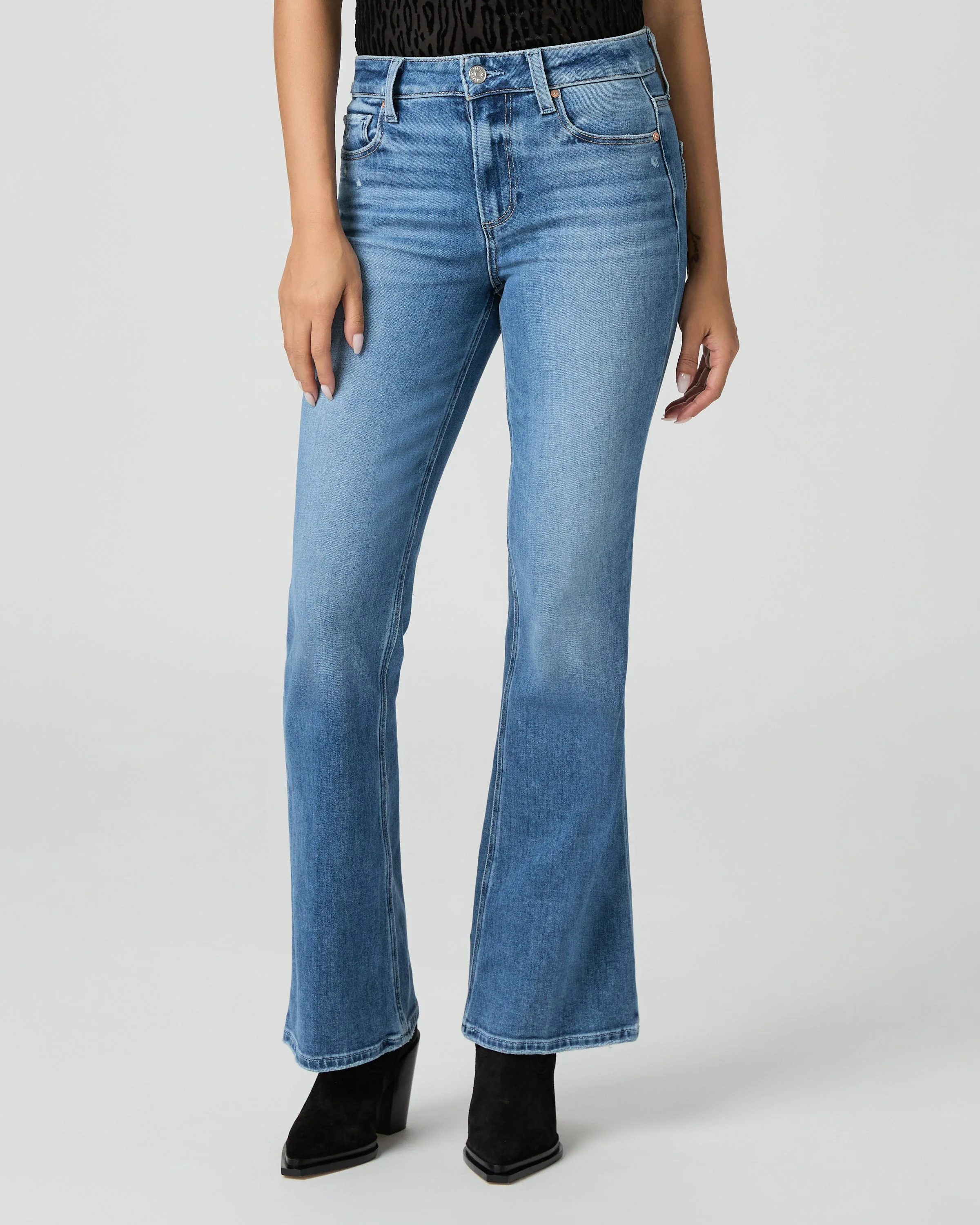 High Rise Laurel Canyon Petite Bootcut Jean - 1