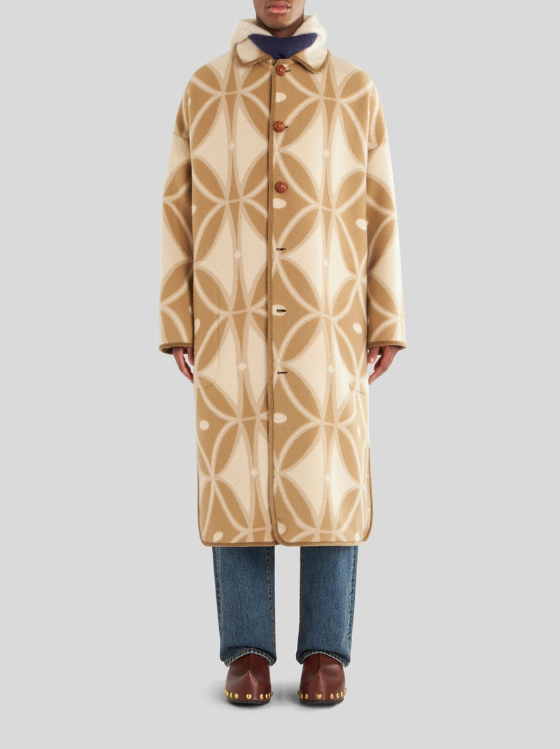 Etro JACQUARD COAT WITH EDGING outlook