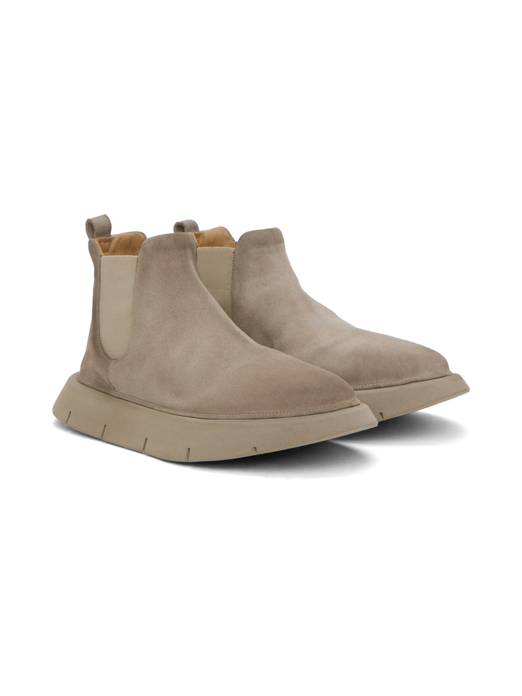 Beige Intagliata Boots - 4