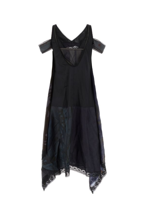 Marine Serre Multicolor silk dress | gebnegozionline