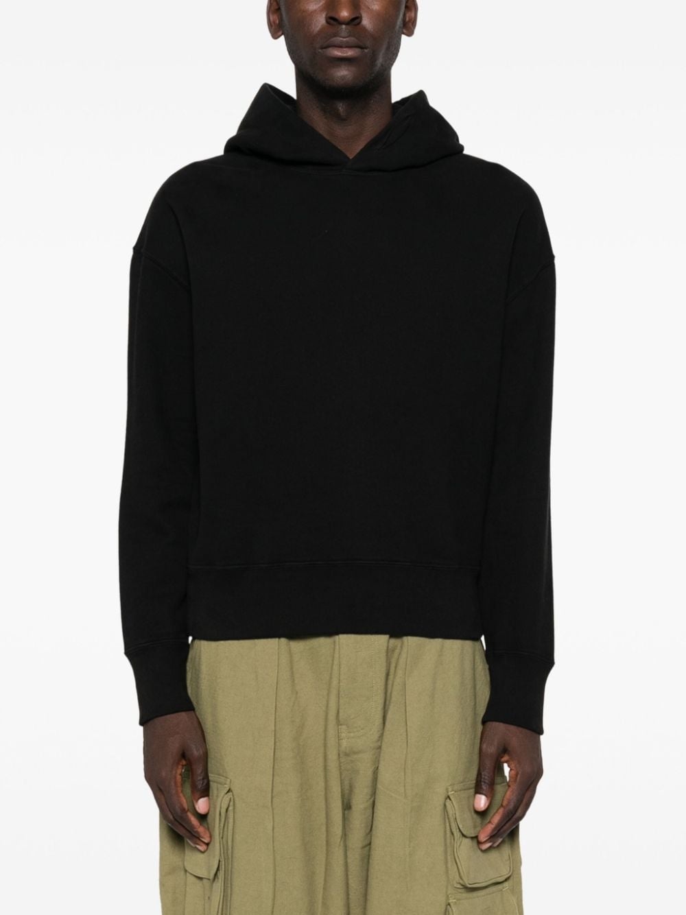 hooded ribbed-knit jumper - 5