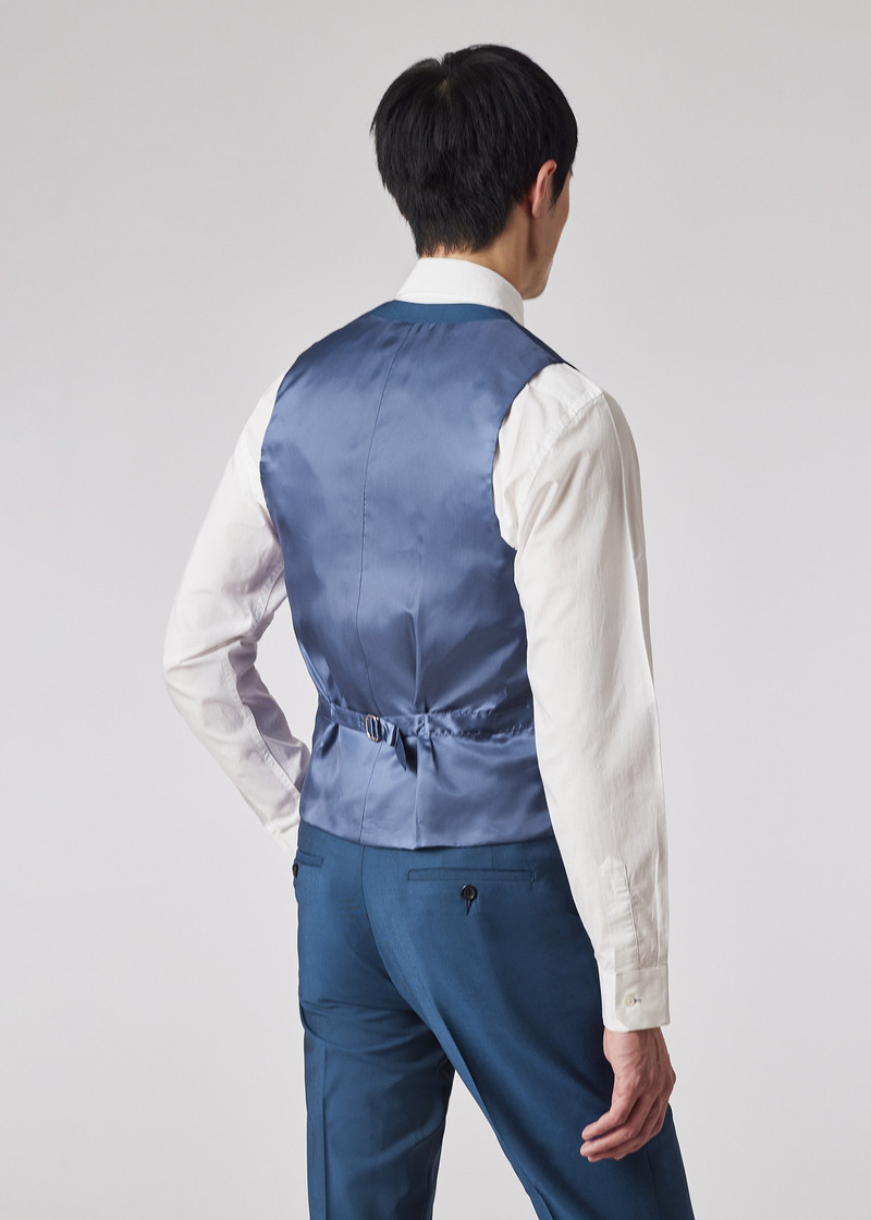 Tailored-Fit Wool-Mohair Three-Piece Suit 14