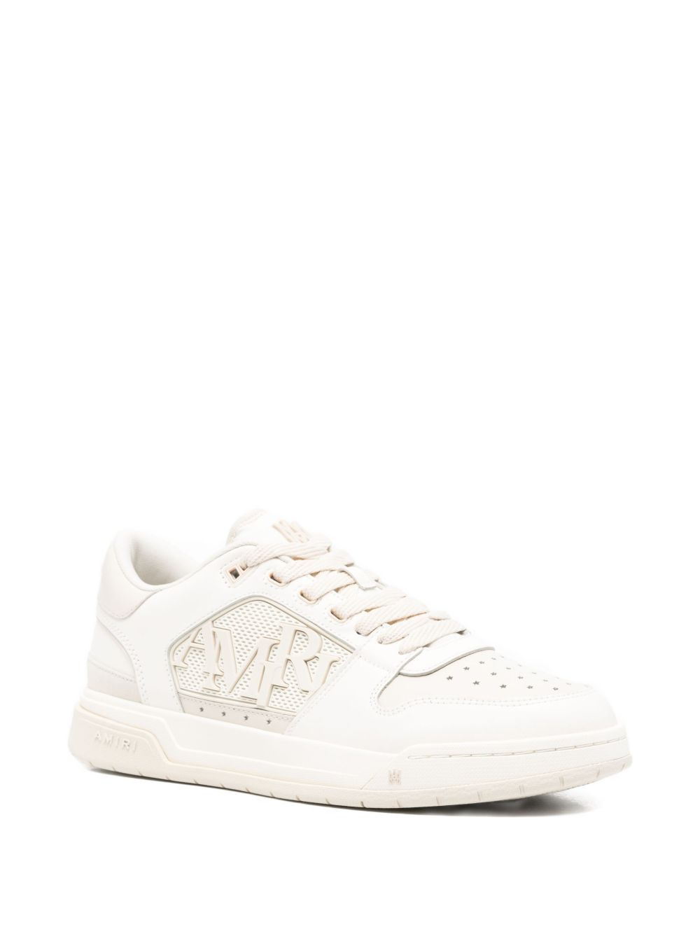 logo-plaque low-top sneakers - 2