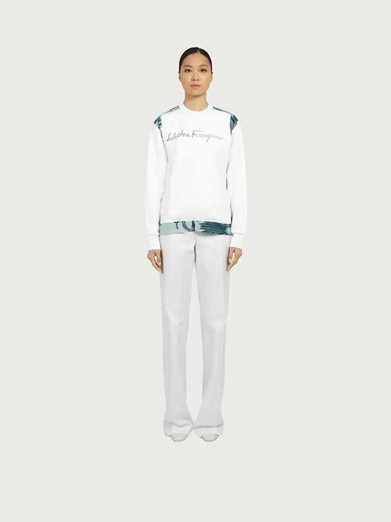 SWEATER WITH SILK INSERTS 3