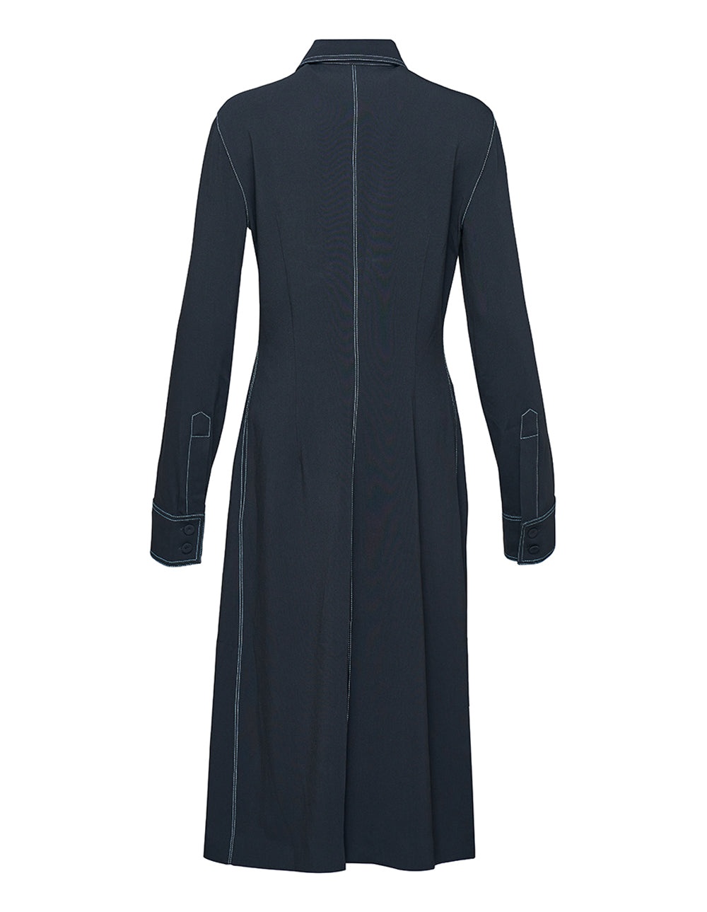 A-Line Dress With Long Sleeves - 2