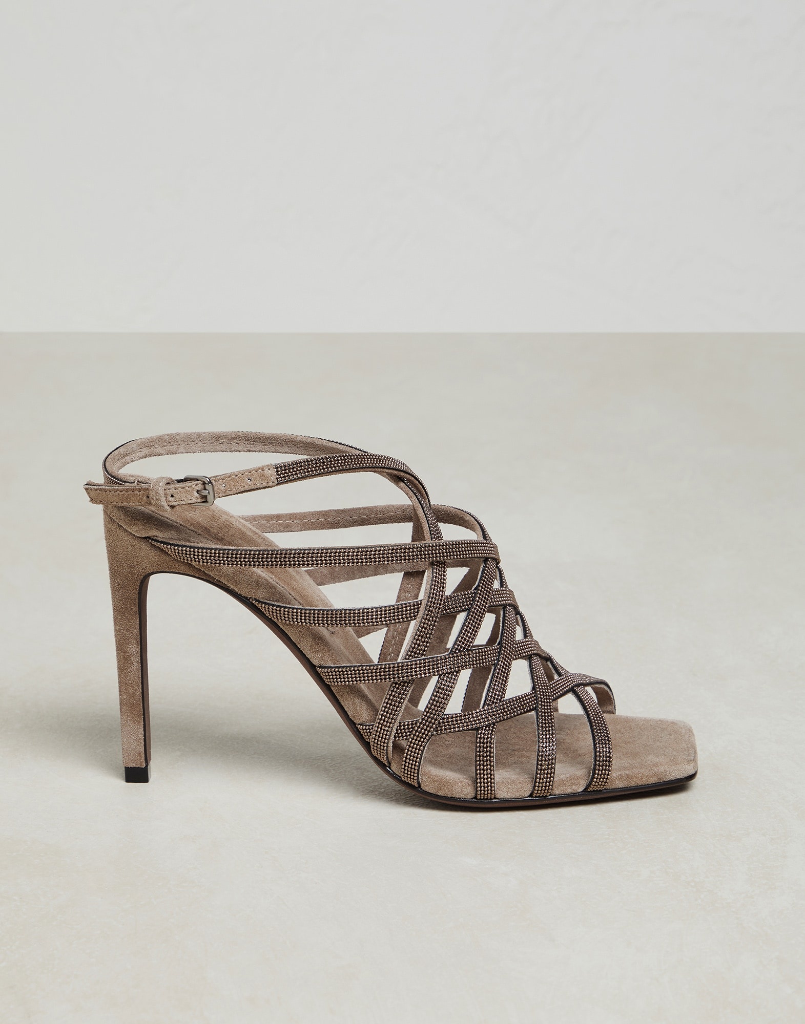 Precious Net heels in suede - 5