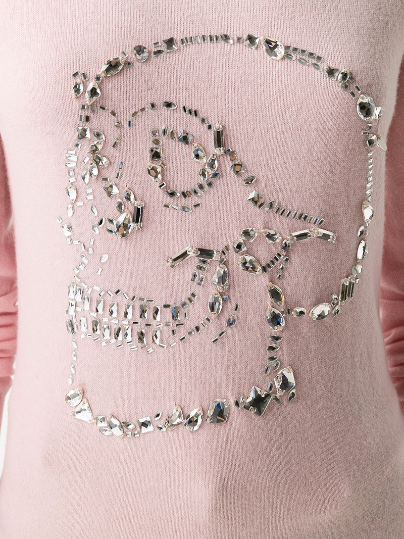 Look At Me skull embellished jumper 5