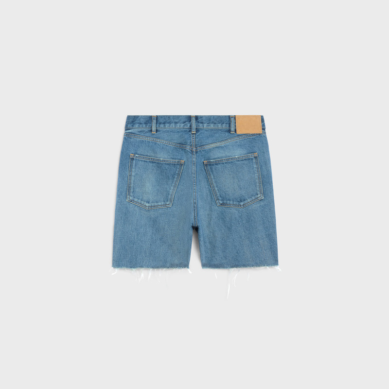 CELINE WESLEY SHORTS IN UNION WASH DENIM outlook