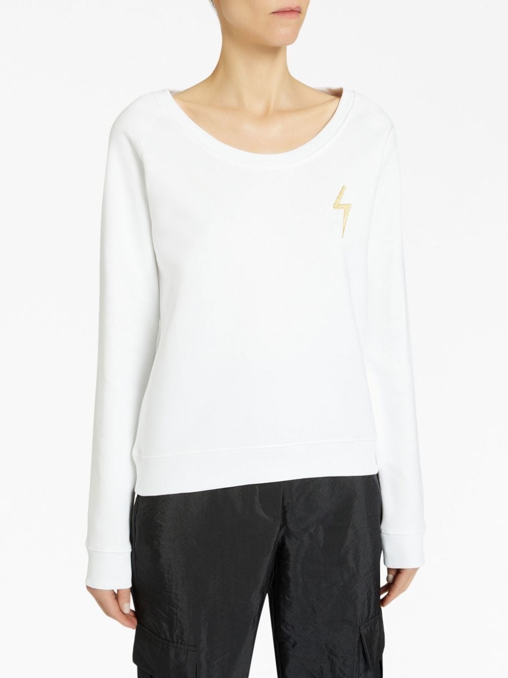 Hanane bolt-embroidered sweatshirt - 3