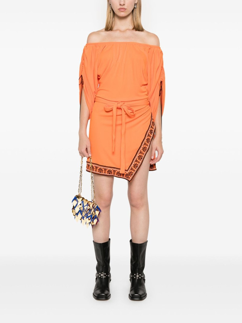 rabanne belted mini dress outlook