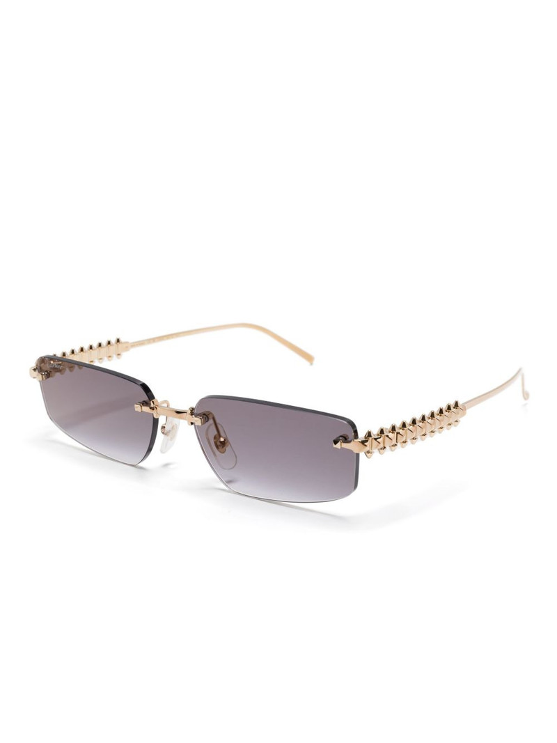 Cartier rimless sunglasses outlook