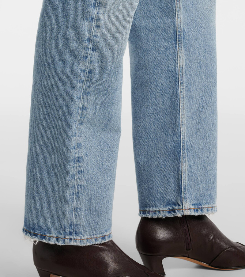 90's Pinch Waist high-rise straight jeans 5