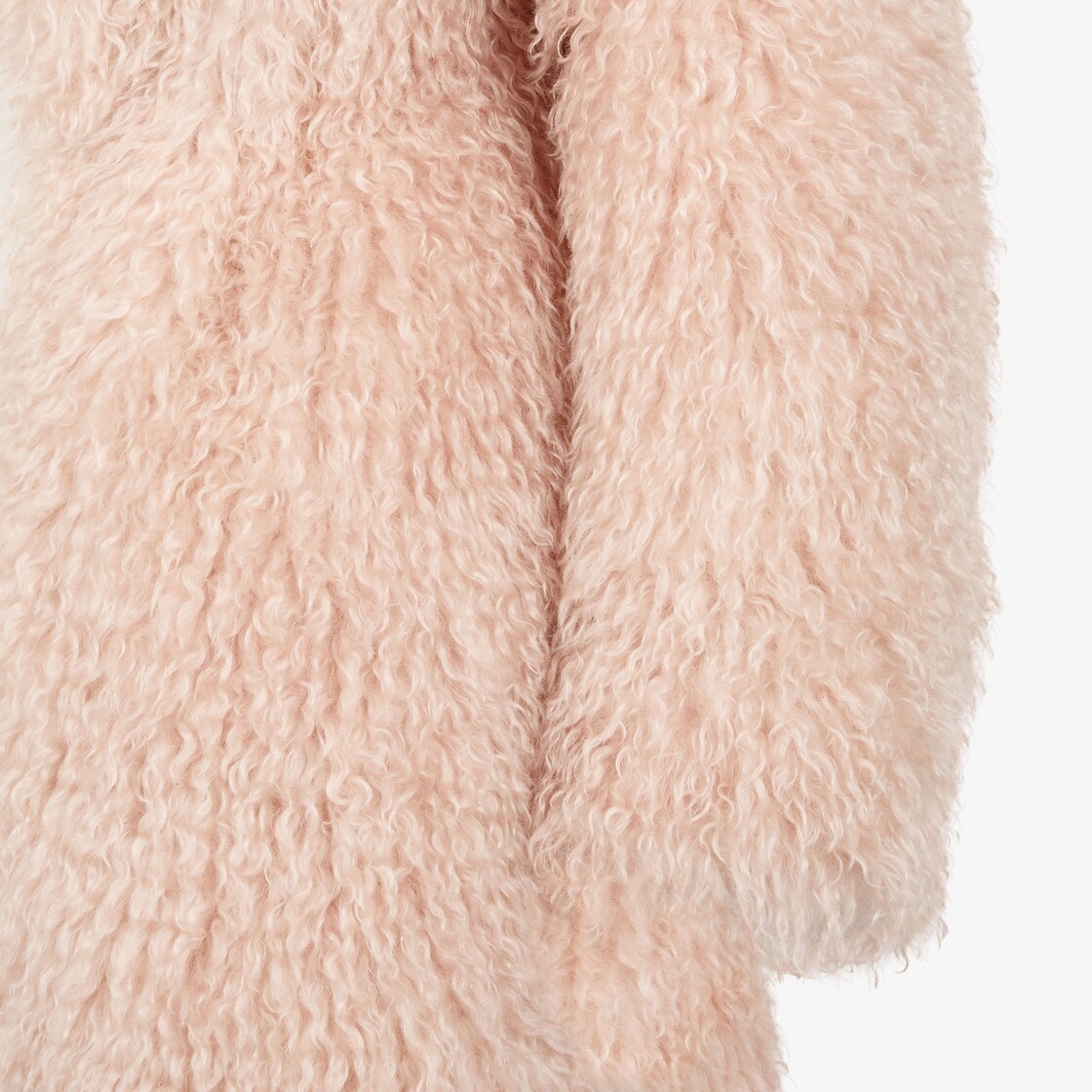 Pale pink mohair coat - 3