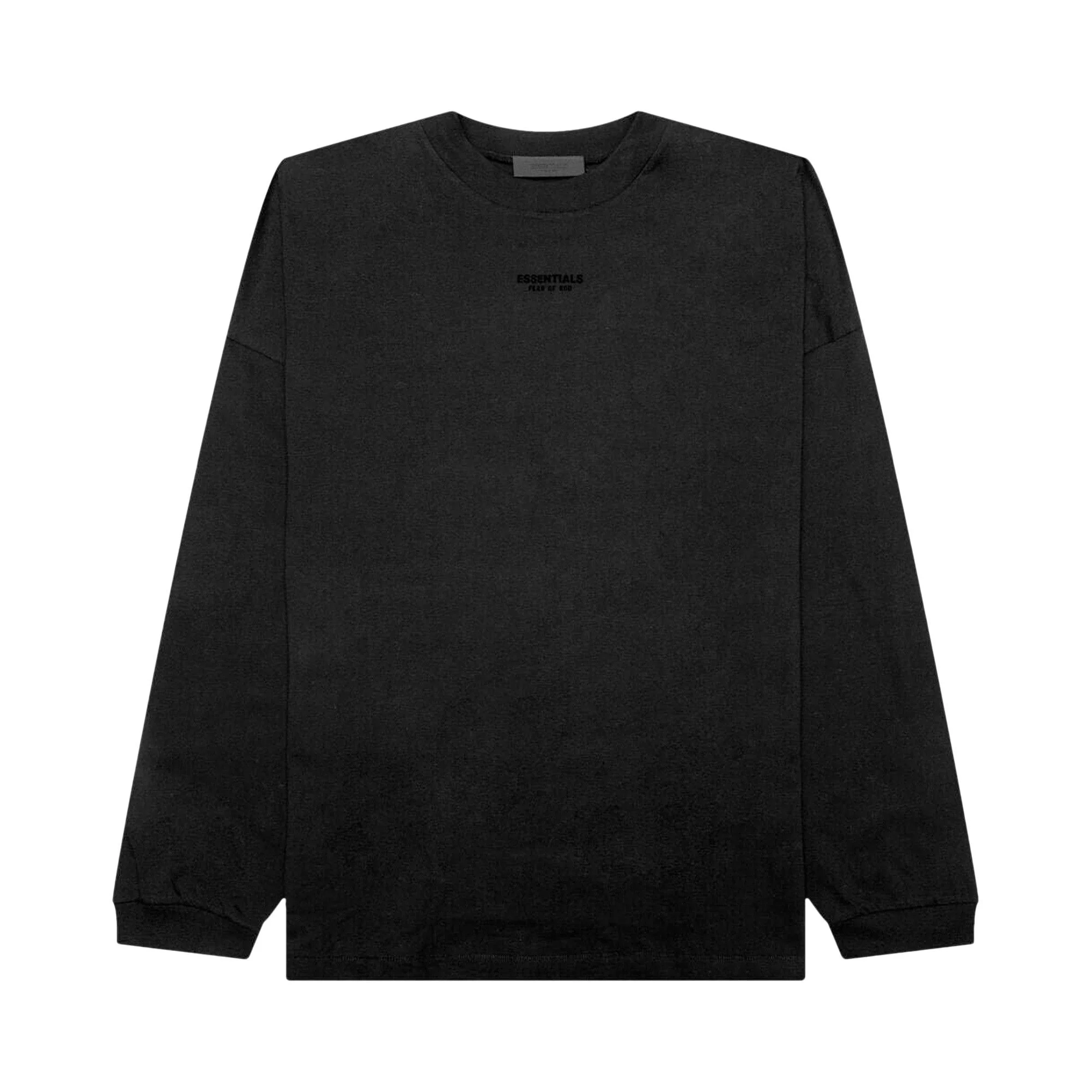 Fear of God Essentials Long-Sleeve Tee 'Jet Black' - 1