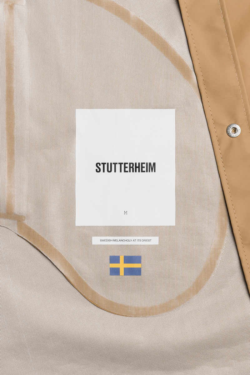Stockholm Lightweight Raincoat Sand 8