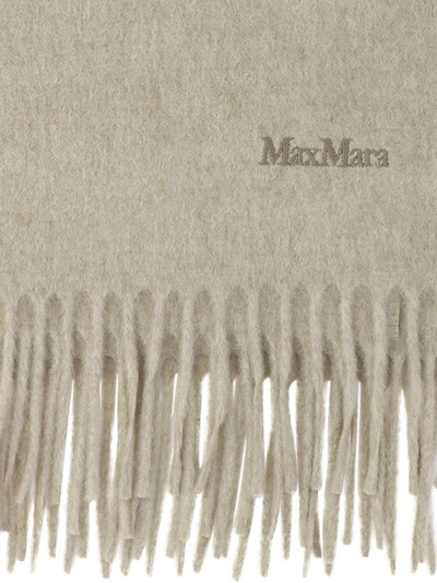 Max Mara Cashmere Stole With Embroidery Scarves Beige outlook