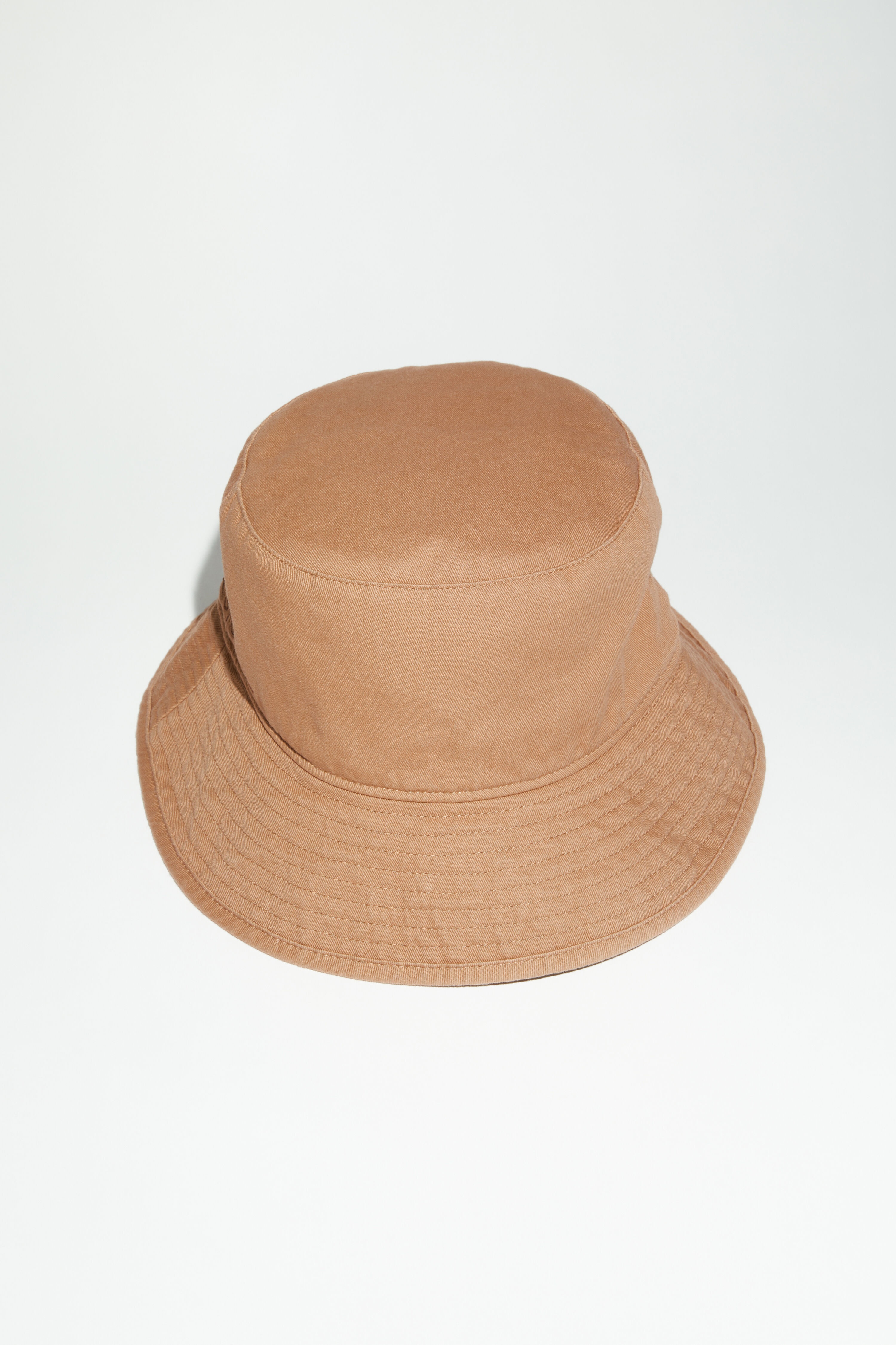 Twill bucket hat - Warm beige - 1