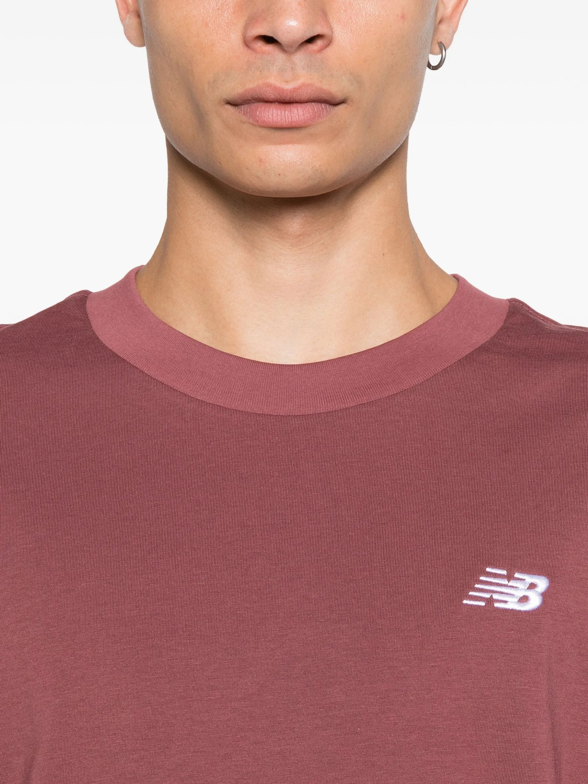 New Balance Embroidered-logo Cotton T-shirt - 4