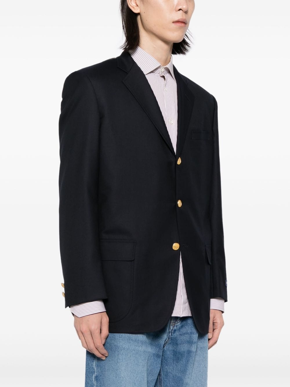 checked blazer - 3
